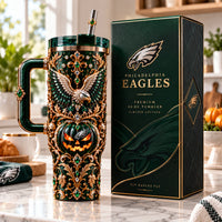 PHI Midnight Filigree - Eagle, Lantern and Emerald Ornament