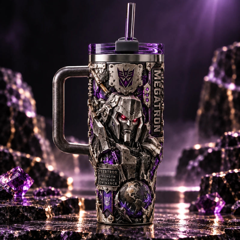 MG - Strength Through Dominance, Silver Relief in Violet Light