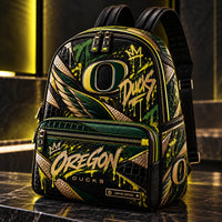 ORE Green and Gold - Graffiti Crest Backpack