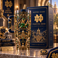 Gilded Guard - ND Fighting Irish Ornamental Tumbler