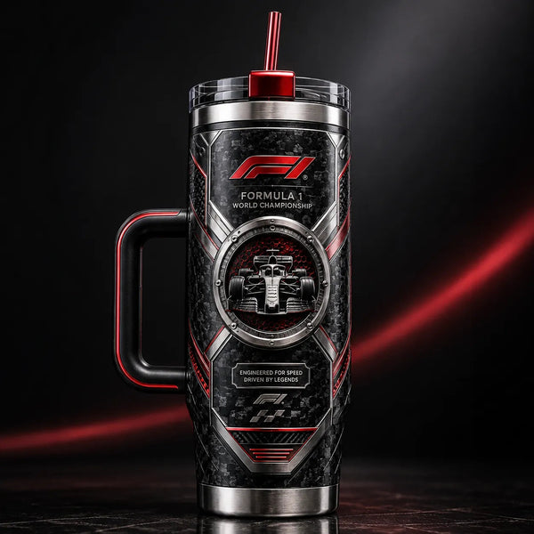 Engineered For Speed - F1 Emblem Tumbler Graphic - main