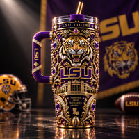 LSU - Gold Filigree, Purple Depth and the Roaring Crest