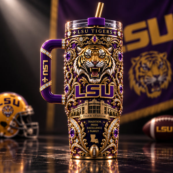 LSU - Gold Filigree, Purple Depth and the Roaring Crest - main
