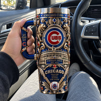 CHC Heritage Crest - Ornate Gold and Royal Blue Tumbler