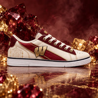WIS Crimson and Cream - Heritage Low-Top Sneaker Study