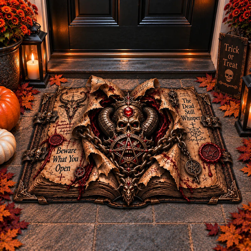 Beware What You Open - A Grimoire Study in Shadow and Crimson